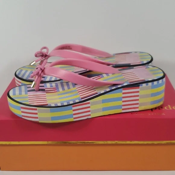 Kate Spade Multi-colored platform sandals - Picture 5 of 6